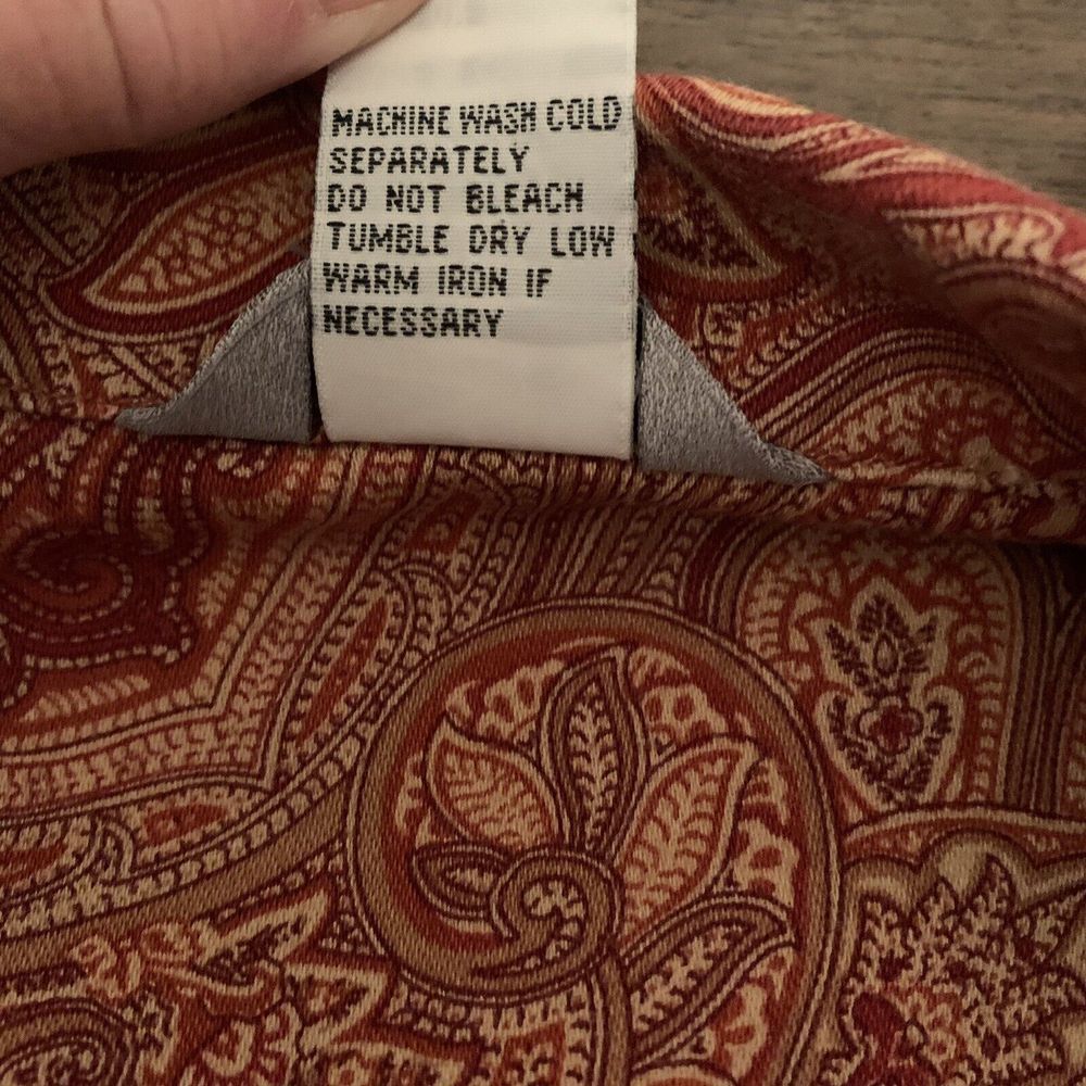 Stonebridge Shacket Womens Large Rust Orange Full… - image 8